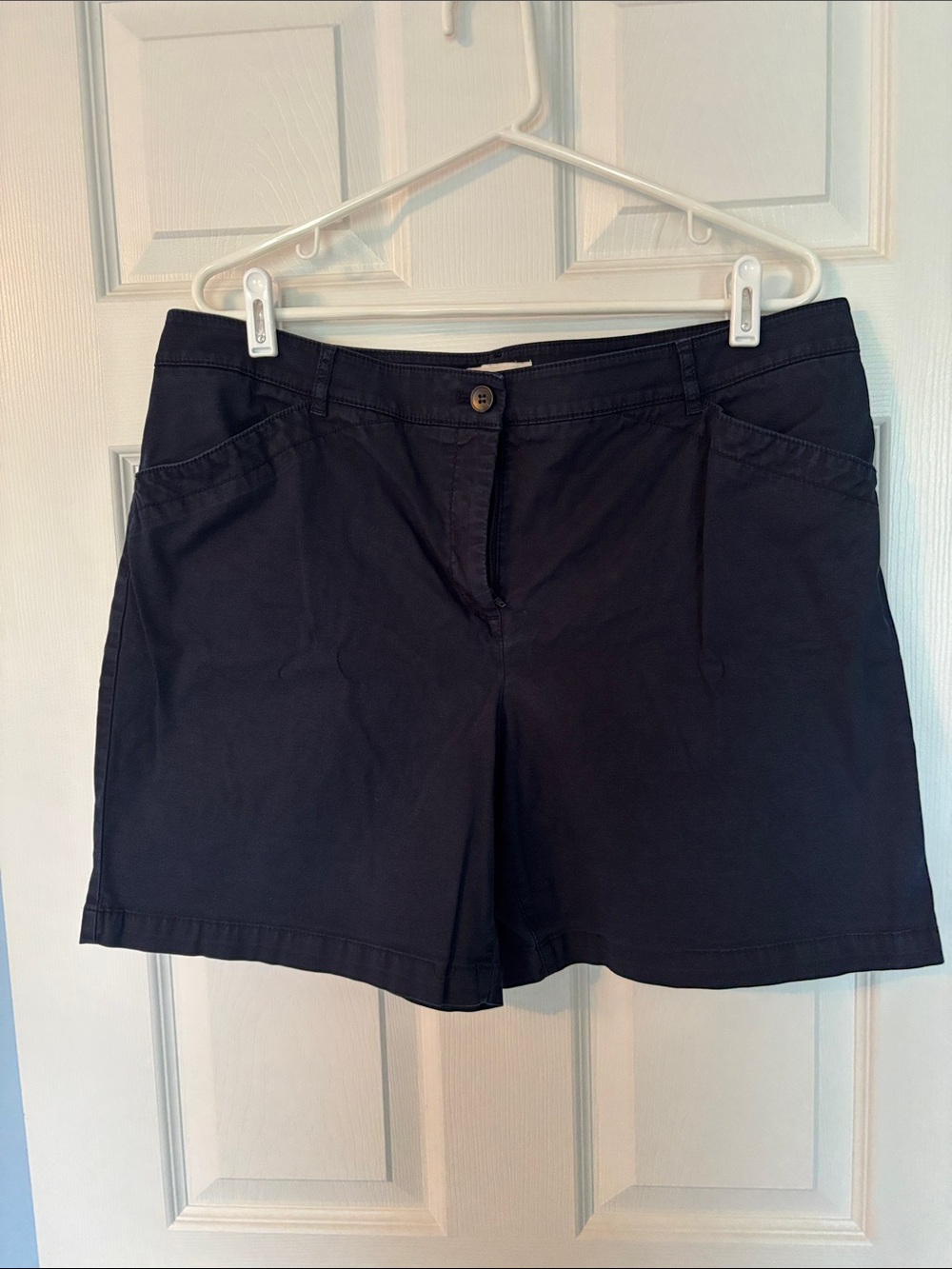 Talbots Navy Shorts Size 16